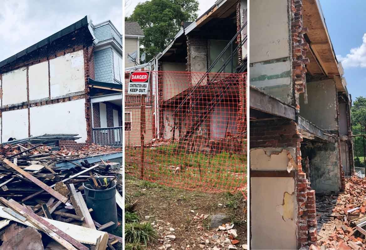 Complete building rehabilitation — before