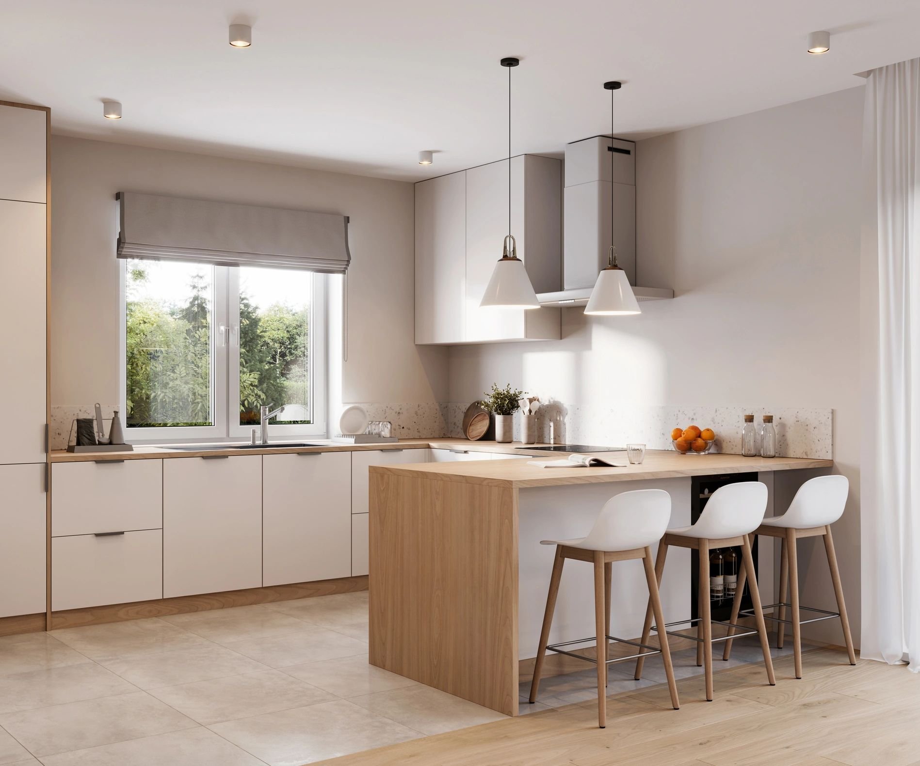 Modern kitchen transformation — after